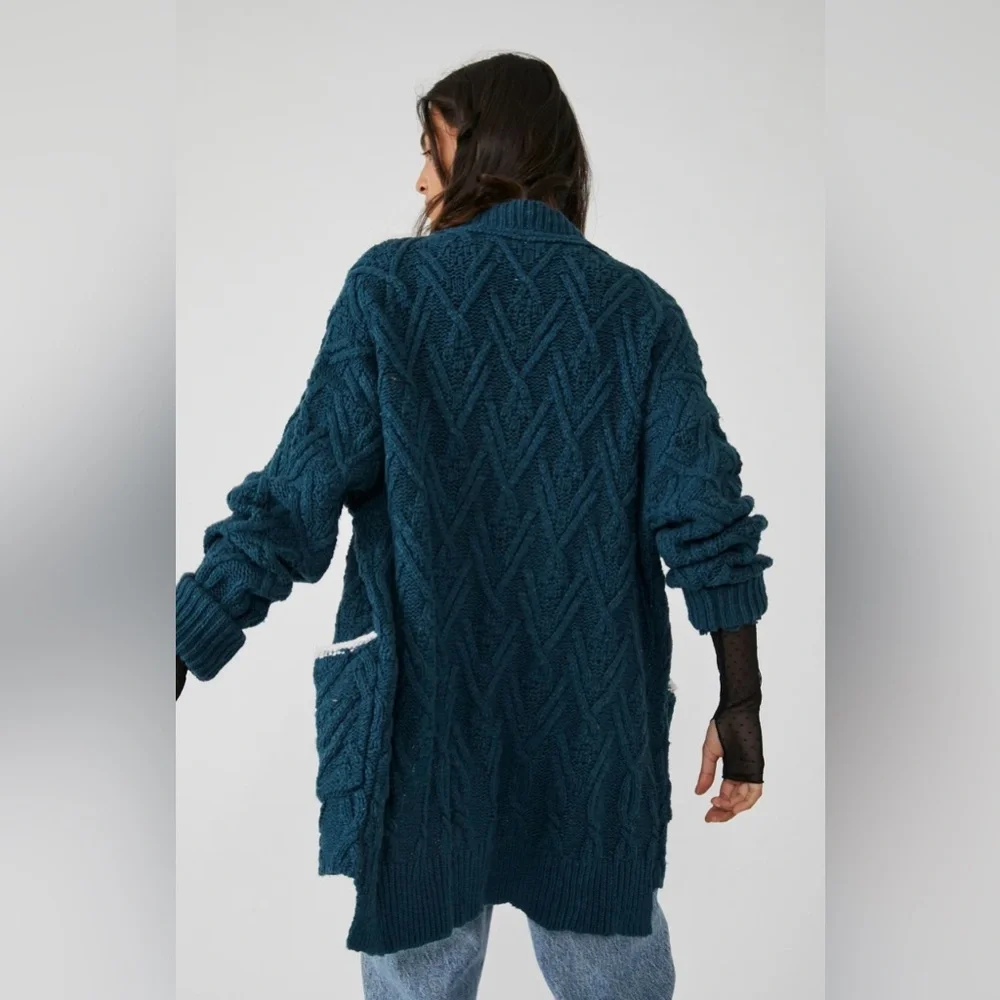 Free People Montana Cable Cardigan